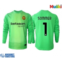 Inter Milan Yann Sommer #1 Golmanski Rezervni Dres 2025-26 Dugi Rukav